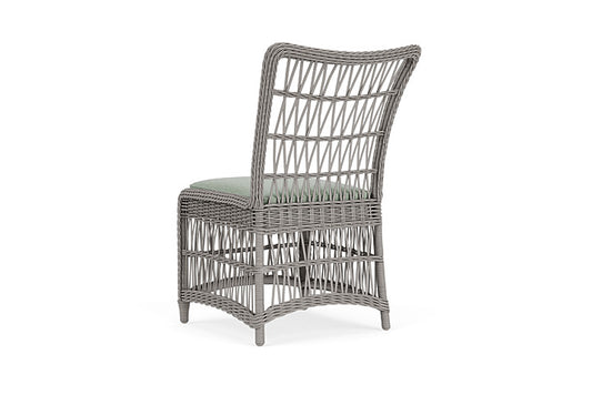 Lloyd Flanders - Mackinac Armless Dining Chair In Putty Finish With Serene Spa Fabric - 2730070592031 view 2