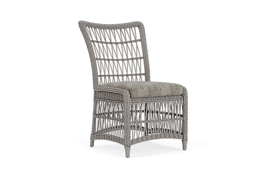 Lloyd Flanders - Mackinac Armless Dining Chair In Putty Finish With Surface Slate Fabric - 2730070592056 view 1