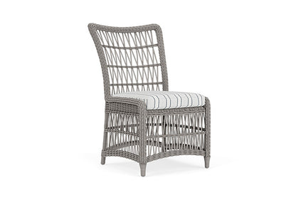 Lloyd Flanders - Mackinac Armless Dining Chair In Putty Finish With Tamer Fog Fabric - 2730070592037 view 1