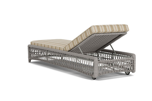 Lloyd Flanders - Mackinac Chaise In Putty Finish With Amber Waves Fabric - 2730200592044 view 2