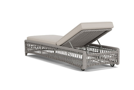 Lloyd Flanders - Mackinac Chaise In Putty Finish With Azulu Twine Fabric - 2730200592034 view 2
