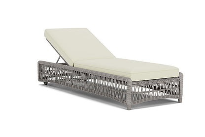 Lloyd Flanders - Mackinac Chaise In Putty Finish With Bamboo Bay Meadow Fabric - 2730200592060 view 1