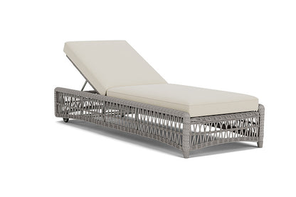 Lloyd Flanders - Mackinac Chaise In Putty Finish With Beach Natural Fabric - 2730200592005 view 1
