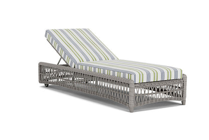 Lloyd Flanders - Mackinac Chaise In Putty Finish With Berkely Hall Green Fabric - 2730200592062 view 1