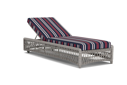 Lloyd Flanders - Mackinac Chaise In Putty Finish With Berkely Hall Navy Fabric - 2730200592063 view 1