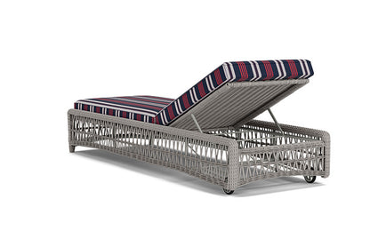 Lloyd Flanders - Mackinac Chaise In Putty Finish With Berkely Hall Navy Fabric - 2730200592063 view 2