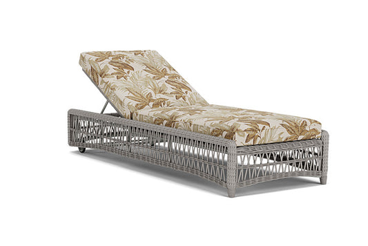 Lloyd Flanders - Mackinac Chaise In Putty Finish With Botanic Willow Fabric - 273020059164 view 1