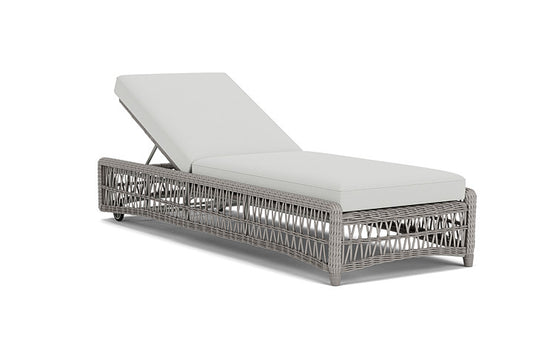 Lloyd Flanders - Mackinac Chaise In Putty Finish With Bright Side Fog Fabric - 2730200592012 view 1
