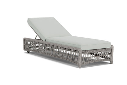 Lloyd Flanders - Mackinac Chaise In Putty Finish With Callen Celadon Fabric - 2730200592024 view 1