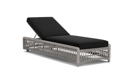 Lloyd Flanders - Mackinac Chaise In Putty Finish With Canvas Black Fabric - 273020059157 view 1