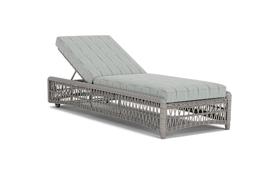 Lloyd Flanders - Mackinac Chaise In Putty Finish With Colorwave Mist Fabric - 2730200592072 view 1