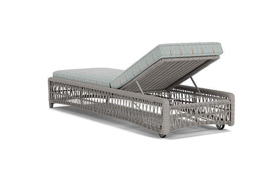 Lloyd Flanders - Mackinac Chaise In Putty Finish With Colorwave Mist Fabric - 2730200592072 view 2