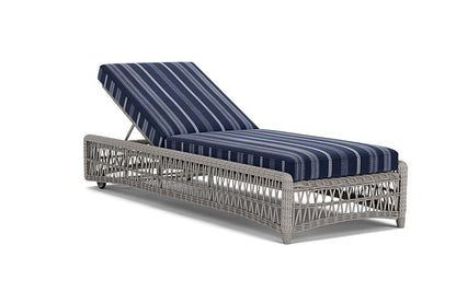 Lloyd Flanders - Mackinac Chaise In Putty Finish With Consider Indigo Fabric - 2730200591969 view 1