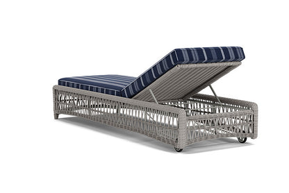 Lloyd Flanders - Mackinac Chaise In Putty Finish With Consider Indigo Fabric - 2730200591969 view 2