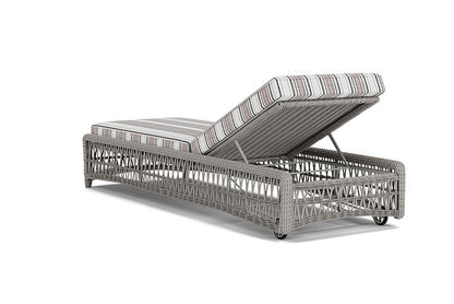 Lloyd Flanders - Mackinac Chaise In Putty Finish With Deering Cadet Fabric - 2730200592047 view 2