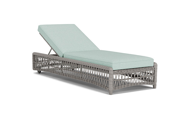Lloyd Flanders - Mackinac Chaise In Putty Finish With Demo Mist Fabric - 273020059066 view 1