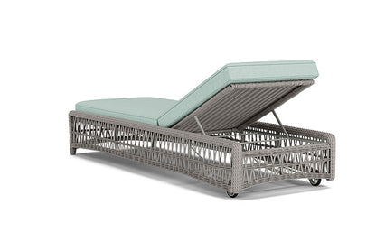 Lloyd Flanders - Mackinac Chaise In Putty Finish With Demo Mist Fabric - 273020059066 view 2