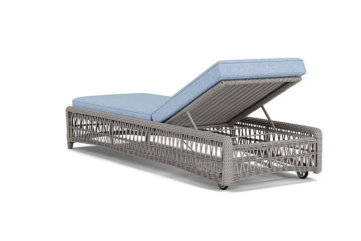 Lloyd Flanders - Mackinac Chaise In Putty Finish With Demo Skyway Fabric - 273020059065 view 2