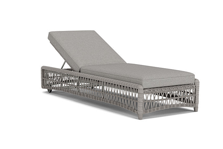 Lloyd Flanders - Mackinac Chaise In Putty Finish With Demo Stone Fabric - 273020059095 view 1