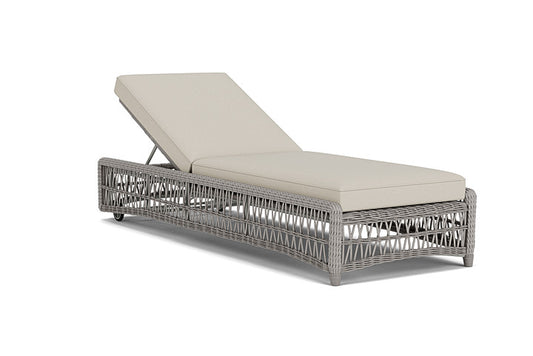 Lloyd Flanders - Mackinac Chaise In Putty Finish With Fife Fog Fabric - 273020059181 view 1