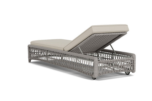 Lloyd Flanders - Mackinac Chaise In Putty Finish With Fife Fog Fabric - 273020059181 view 2