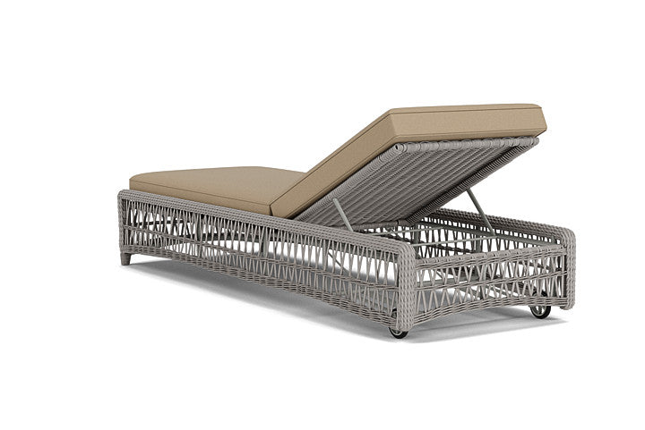 Lloyd Flanders - Mackinac Chaise In Putty Finish With Fife Sahara Fabric - 273020059742 view 2