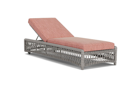 Lloyd Flanders - Mackinac Chaise In Putty Finish With Friendly Carnival Fabric - 2730200592043 view 1