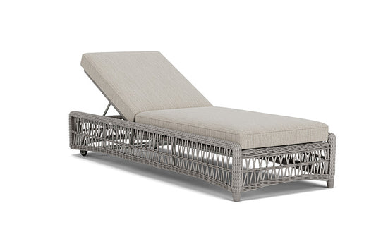 Lloyd Flanders - Mackinac Chaise In Putty Finish With Friendly Flax Fabric - 2730200592026 view 1