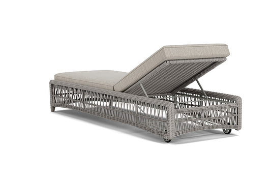 Lloyd Flanders - Mackinac Chaise In Putty Finish With Friendly Flax Fabric - 2730200592026 view 2