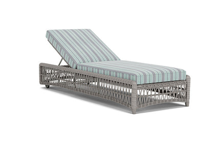 Lloyd Flanders - Mackinac Chaise In Putty Finish With Hansen Seaglass Fabric - 2730200591926 view 1