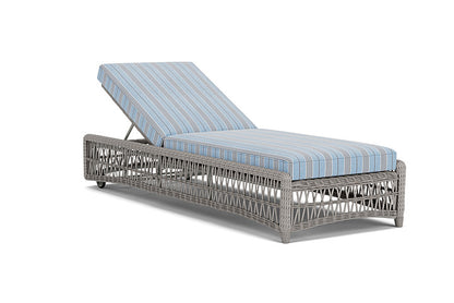 Lloyd Flanders - Mackinac Chaise In Putty Finish With Hansen Sky Fabric - 273020059064 view 1