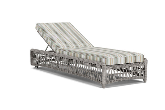 Lloyd Flanders - Mackinac Chaise In Putty Finish With Jansen Eucalyptus Fabric - 2730200592061 view 1