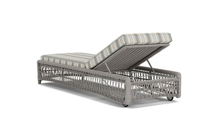 Lloyd Flanders - Mackinac Chaise In Putty Finish With Jansen Eucalyptus Fabric - 2730200592061 view 2