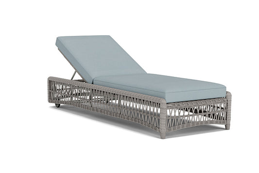 Lloyd Flanders - Mackinac Chaise In Putty Finish With Kadogo Lake Fabric - 2730200592041 view 1