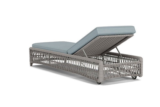 Lloyd Flanders - Mackinac Chaise In Putty Finish With Kadogo Lake Fabric - 2730200592041 view 2
