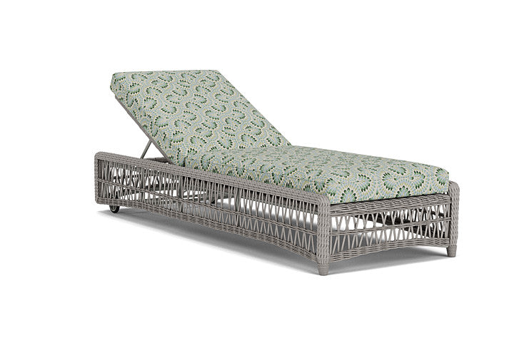 Lloyd Flanders - Mackinac Chaise In Putty Finish With Plume Spring Fabric - 2730200592085 view 1
