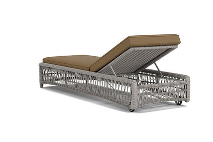 Lloyd Flanders - Mackinac Chaise In Putty Finish With Reflections Straw Fabric - 2730200592053 view 2