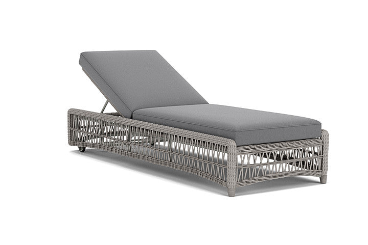 Lloyd Flanders - Mackinac Chaise In Putty Finish With Remy Graphite Fabric - 2730200592003 view 1