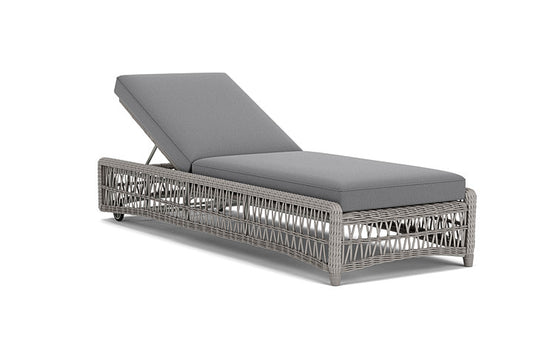 Lloyd Flanders - Mackinac Chaise In Putty Finish With Remy Graphite Fabric - 2730200592003 view 1