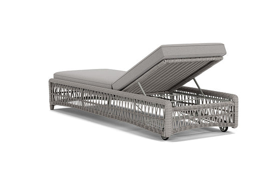 Lloyd Flanders - Mackinac Chaise In Putty Finish With Remy Shadow Fabric - 2730200592004 view 2