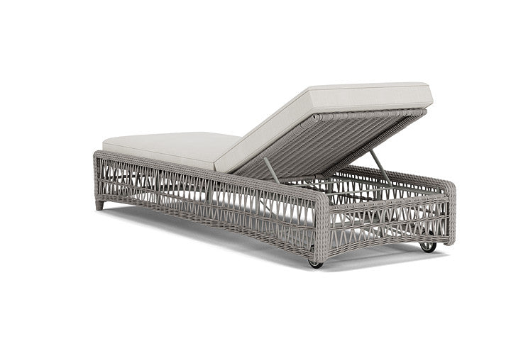 Lloyd Flanders - Mackinac Chaise In Putty Finish With Rollo Linen Fabric - 2730200592020 view 2