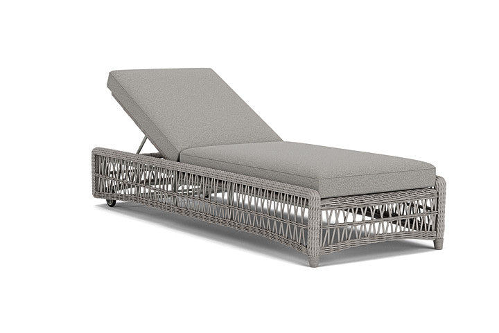 Lloyd Flanders - Mackinac Chaise In Putty Finish With Rumba Nickel Fabric - 2730200592011 view 1