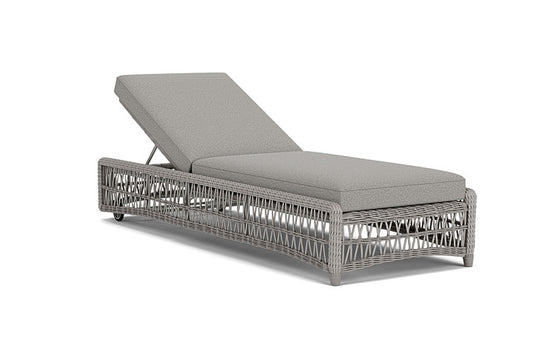 Lloyd Flanders - Mackinac Chaise In Putty Finish With Rumba Nickel Fabric - 2730200592011 view 1