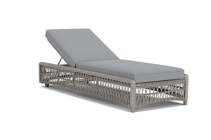 Lloyd Flanders - Mackinac Chaise In Putty Finish With Rumba Stonewashed Fabric - 2730200592006 view 1