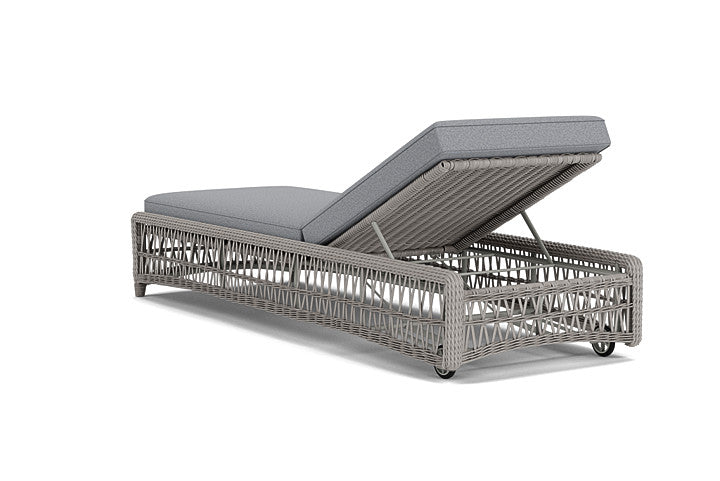 Lloyd Flanders - Mackinac Chaise In Putty Finish With Rumba Stonewashed Fabric - 2730200592006 view 2
