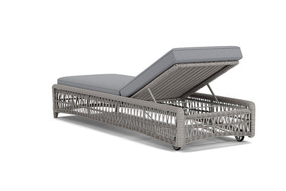 Lloyd Flanders - Mackinac Chaise In Putty Finish With Rumba Stonewashed Fabric - 2730200592006 view 2
