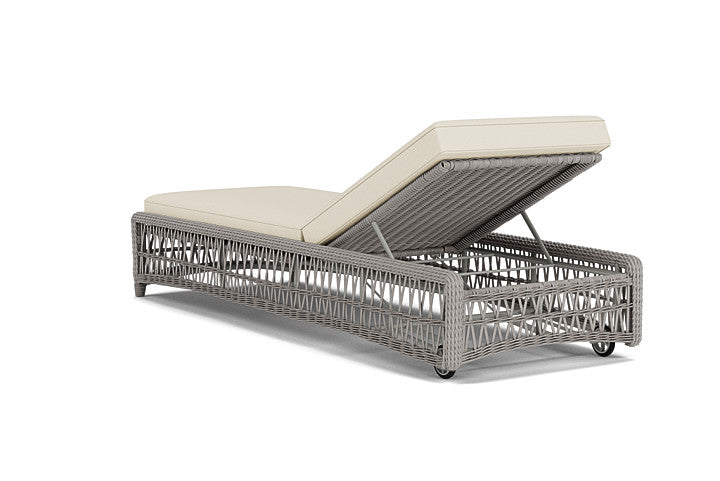 Lloyd Flanders - Mackinac Chaise In Putty Finish With Sailcloth Sailor Fabric - 273020059434 view 2