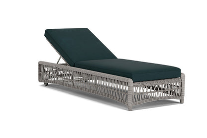 Lloyd Flanders - Mackinac Chaise In Putty Finish With Sandberg Lagoon Fabric - 2730200592039 view 1