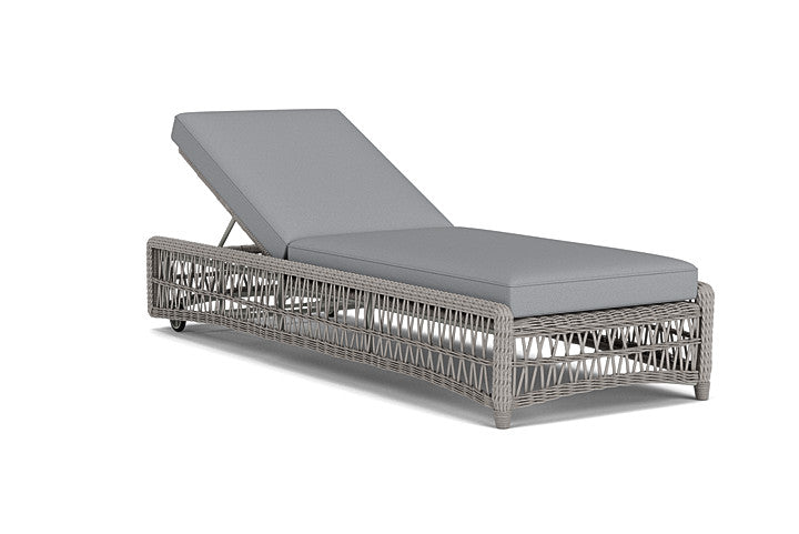 Lloyd Flanders - Mackinac Chaise In Putty Finish With Sandberg Pewter Fabric - 2730200592029 view 1