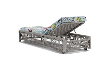 Lloyd Flanders - Mackinac Chaise In Putty Finish With Serena Floral Meadow Fabric - 2730200592079 view 2